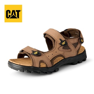 Caterpillar รองเท้าแตะ รองเท้าผู้ชาย รองเท้า หนังวัวชั้นแรก รองเท้ารัดส้น Sandals  SIZE38-46【7189】