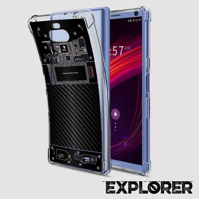 เคส สำหรับ Sony Xperia 10 [Explorer Series] 3D Anti-Shock Protection TPU Case