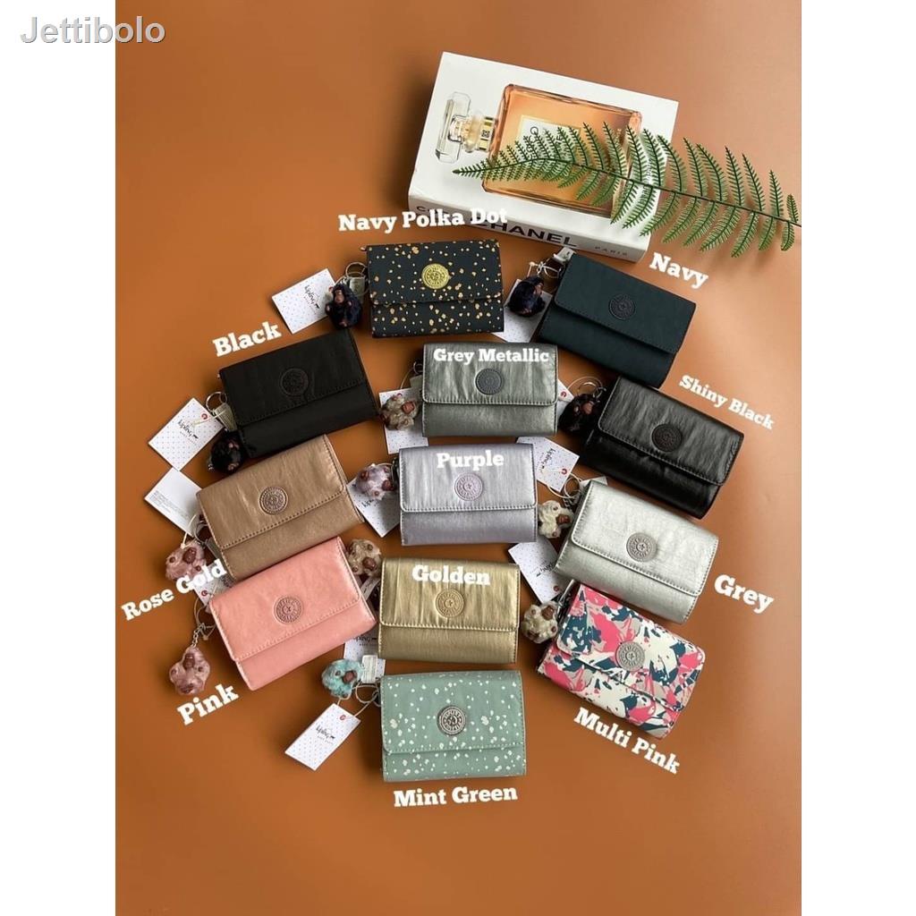 ✑Kipling กระเป๋าสตางค์ Kipling Pixi Mediem Wallet Bag รุ่น AC3710 Code:B5D130964  แบรนด์แท้ 100% งาน Outletจัดส่งที่รวดเ