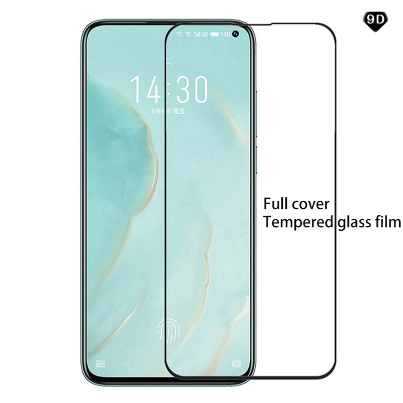 คลุมทั้งหมดสําหรับ MeiZu note 3 5 6 8 9 16 plus th 16S 17 pro โทรศัพท์ป้องกันหน้าจอกระจกนิรภัยฟิล์ม