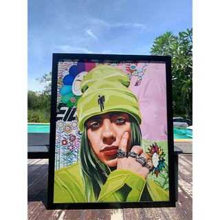 กรอบรูป Billie Eilish Artwork 24x30นิ้ว