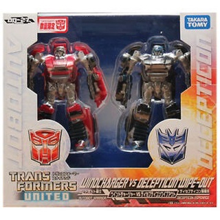 [ล้างสต๊อก] TAKARA TRANSFORMERS UNITED : UN-27 WINDCHARGER vs WIPE-OUT สินค้าจาก TAKARA ของใหม่ มือ 1 ของแท้ 100%