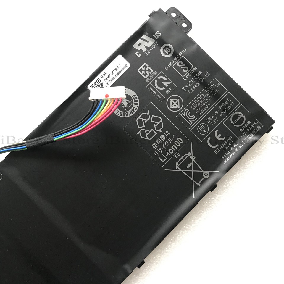 แบตเตอรี่ สำหรับรุ่น Aspire Nitro V15 VN7 VN7-571G VN7-572G VN7-591G VN7-592G , V17 VN7-791G  Acer b