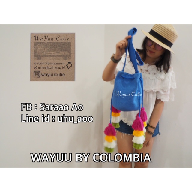 กระเป๋าวายู Wayuu bag Size M สินค้าใหม่นำเข้าจากโคลอมเบีย