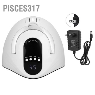 Pisces317 เครื่องเป่าเล็บเจล Led 100-240V 120W แบบพกพา แห้งเร็ว