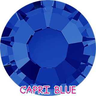 CAPRI BLUE คริสตัล เพชรรีดร้อน คริสตัลตกแต่งเสื้อผ้า คริสตัลตกแต่งเล็บ คุณภาพดี เกรด TOP DMC ใช้แทน Swarovski ได้