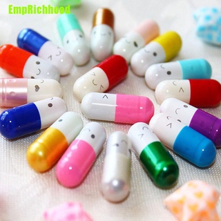 (Emprichhood) แคปซูลข้อความ ลายตัวอักษรน่ารัก 50 สี 50 ชิ้น