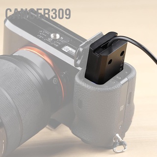 Cancer309 FW50 Black ABS Full Decoder 5V 2A USB Port Dummy Battery Pack with Spring Wire for Sony A7 A3000 A6300 RX10 Camera