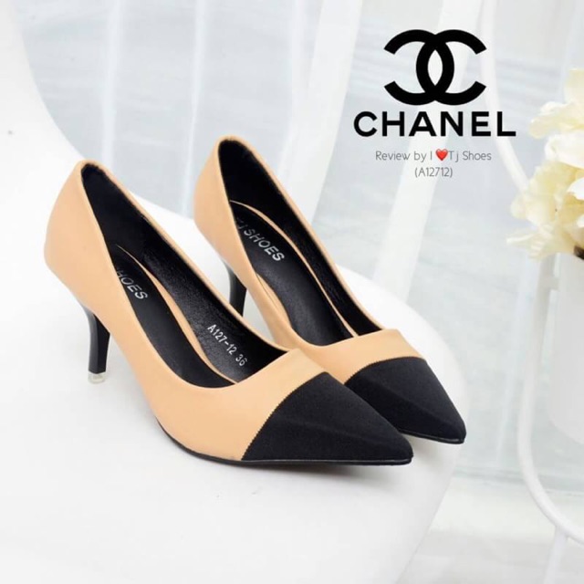 รองเท้าคัทชูส้นสูง Chanel ดูหรูดูแพงมากๆ