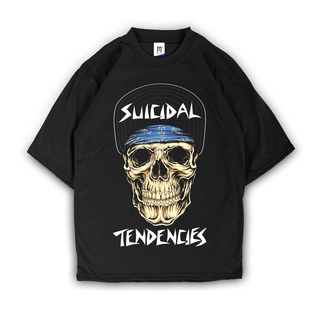 Suicidal TENDENCIES เสื้อยืด ผ้าฝ้าย พรีเมี่ยม ลายป้ายแท็ก 24s สไตล์พังก์ สําหรับผู้ชาย ผู้หญิง