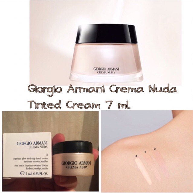 giorgio armani crema nuda tinted cream