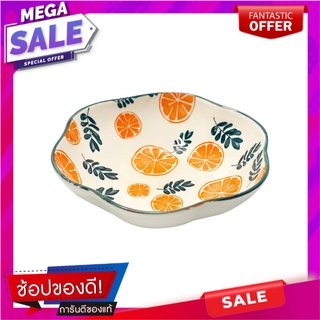 ชามเซรามิก 7" KECH ORANGE LEAF อุปกรณ์ใส่อาหาร CERAMIC BOWL 7" KECH ORANGE LEAF