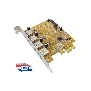 SUNIX USB 3.0 4-PORT PCI EXPRESS HOST CONTROLLER รุ่น USB4300NS