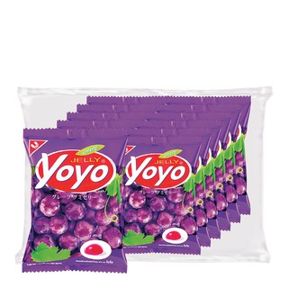 โยโย่ เยลลี่ รสอุง่น 20 กรัม x 12 ซอง Yoyo Unsweetened Jelly Flavor 20g x 12pcs