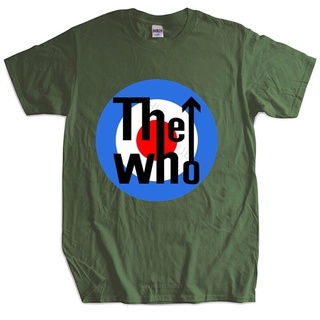 ถูกสุดๆใหม่ เสื้อยืดผ้าฝ้าย พิมพ์ลาย The Who Target Rock Music แฟชั่น สําหรับผู้ชาย