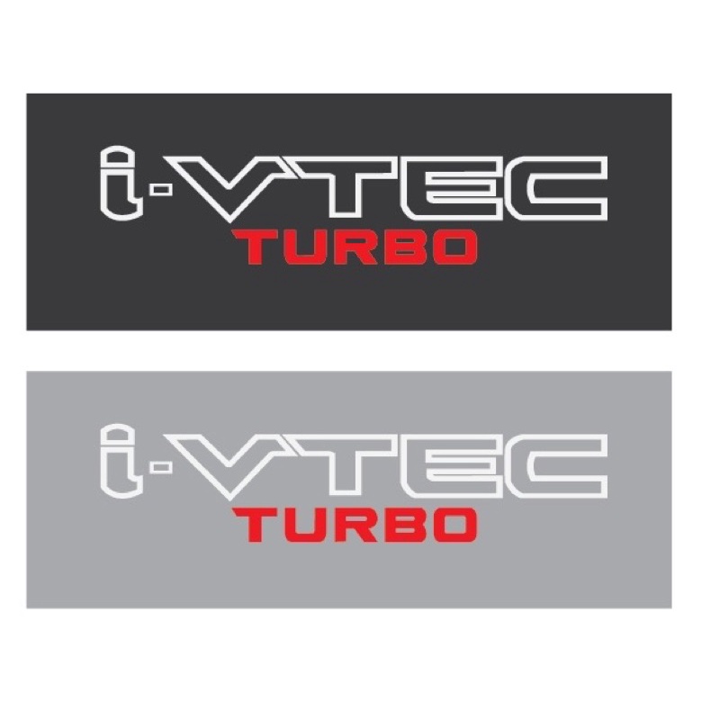 สติ๊กเกอร์ i-VTEC TURBO ขนาด 23x5.3cm (1ชิ้น)