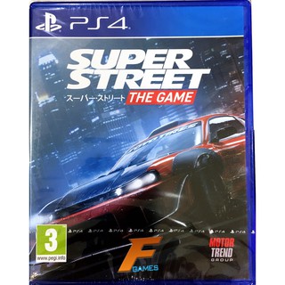 PS4 Super Street: The Game ( Zone2/EU )(English) แผ่นเกม ของแท้ มือ1 มือหนึ่ง ของใหม่ ในซีล แผ่นเกมส์