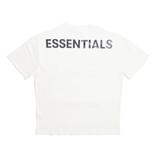 Fear Of God Essential Boxy White Tee (Reflective)