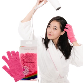 ℡เกาหลี Quick Drying ถุงมือ Super Absorbent Drying ผมผ้าขนหนูผ้าฝ้ายหนาผ้าขนหนูเช็ดผม Quick-drying Towel หมวกแห้ง