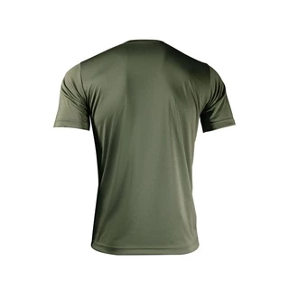 Mheecool เสื้อกีฬา เสื้อคอกลมสีล้วน สีเขียวขี้ม้า ผ้าไมโครแท้ 100% ระบายเหงื่อได้ดี
