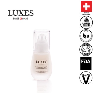 จัดส่งฟรี! พร้อมส่ง! LUXES Swiss Bright Serum ลุคเซส สวิส ไบร์ท เซรั่ม (30ml)