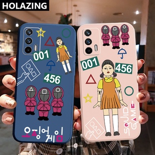 เคสโทรศัพท์มือถือ ขอบสี่เหลี่ยม ลายเกมหมึก สําหรับ OPPO A16 A94 A53 A15 A12 AX7 A52 A72 A92 A74 A54 5G