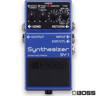 BOSS® SY-1 Synthesizer เอฟเฟคกีตาร์ เสียงซินธีไซเซอร์ เล่นได้ 121 เสียง + แถมฟรีถ่าน 9 V ** ประกันศูนย์ 1 ปี **