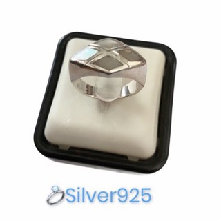 แหวนเงินแท้925 ประดับมุก(Mother of pearl sterling silver ring)