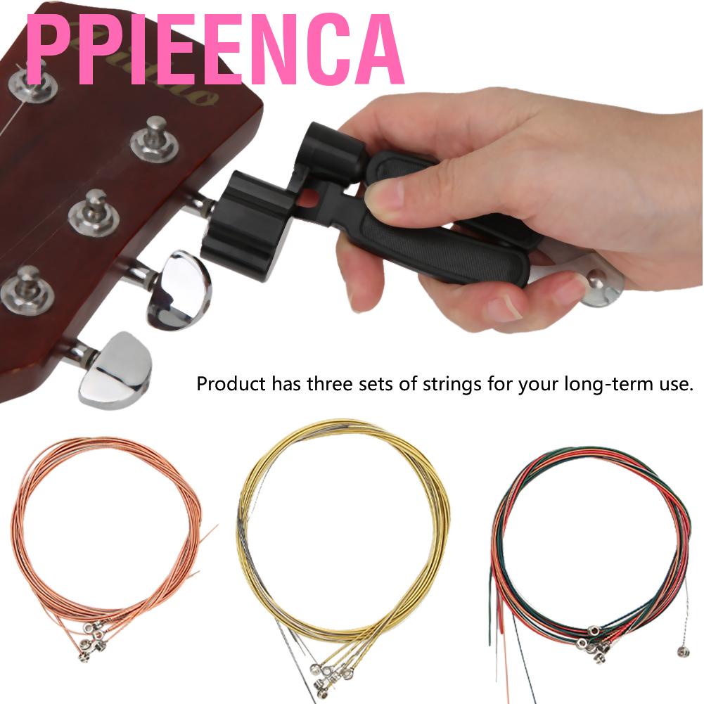 Ppieenca Guitar Strings Accessories Kit Acoustic Changing Include Capo ...