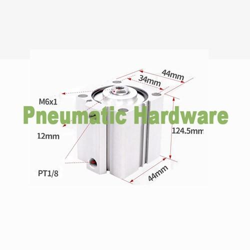 กระบอกลมบางขนาดกะทัดรัด นิวเมติก SDA 32x100 SD 32 x 100 KM02