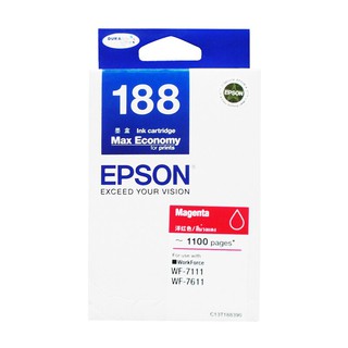 หมึกอิงค์เจ็ท แดงอมม่วง Epson T188390/Fuchsia Inkjet Cartridges Epson T188390