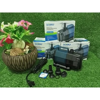 ปั๊มน้ำ SOBO BO-2000A ปั๊มน้ำประหยัดไฟ ใช้ไฟเพียง 18W. ปั๊มน้ำคุณภาพยอดนิยม (ราคาถูก)