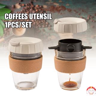 ✂GT⁂ Coffee Filter Portable Drip Coffee Tea Holder Funnel Baskets Reusable Tea Infuser and Stand Coffee Dripper
