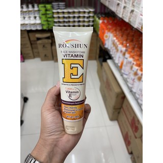 Roushun Face Wash Foam Vitamin E โฟมสูตรวิตามินอีเข้มข้น 100ml. โฟมวิตามินอี