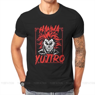 [S-5XL] เสื้อยืดคอกลม พิมพ์ลาย Red Badass s Grappler Baki Hanma Yujiro Dou ga สไตล์คลาสสิก ไม่ซ้ําใคร สําหรับผู้ชาย 7668