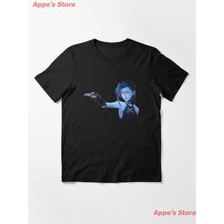 League of Legends Arcane Jinx Arcane Essential T-Shirt เกมจลาจล เสื้อยืดพิมพ์ลาย เสื้อยืดคู่รัก