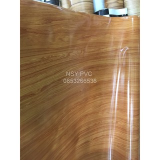 ถูกมาก ยกม้วน เสื่อน้ำมัน หนา 0.3 มิล ยาว 27.4 เมตร เคลือบเงา / Wholesale PVC vinyl Flooring length 27.4 meter