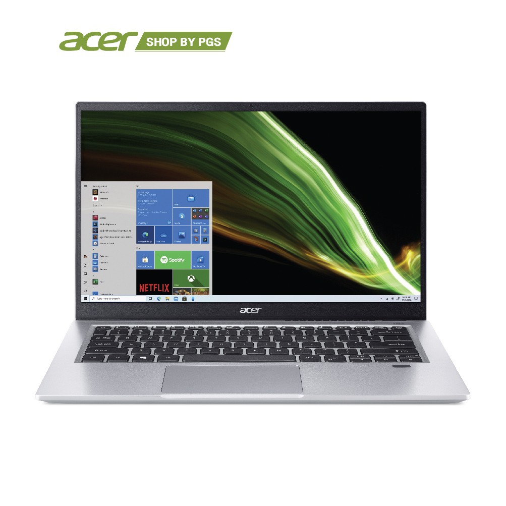Acer Swift SF314-511-59F2 Notebook 14" i5-1135G7 RAM8GB SSD512GB UMA W10 (Pure Silver) ประกันศูนย์ 2