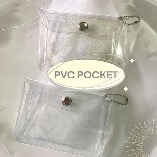 พร้อมส่ง📦 PVC POCKET::* กระเป๋าเงินกลิตเตอร์/ใส พร้อมส่ง