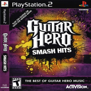 แผ่นเกมส์ PS2 (แนะนำ) GUITAR HERO SMASH HITS