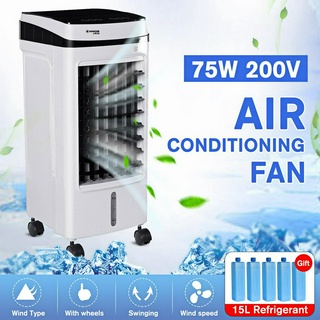 พัดลมระบายความร้อนเครื่องปรับอากาศ 220V 75W 15 ลิตร 3 โหมด แบบพกพา