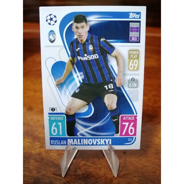 การ์ดฟุตบอล Match Attax 2021/22 UEFA Champions League ทีม ATALANTA