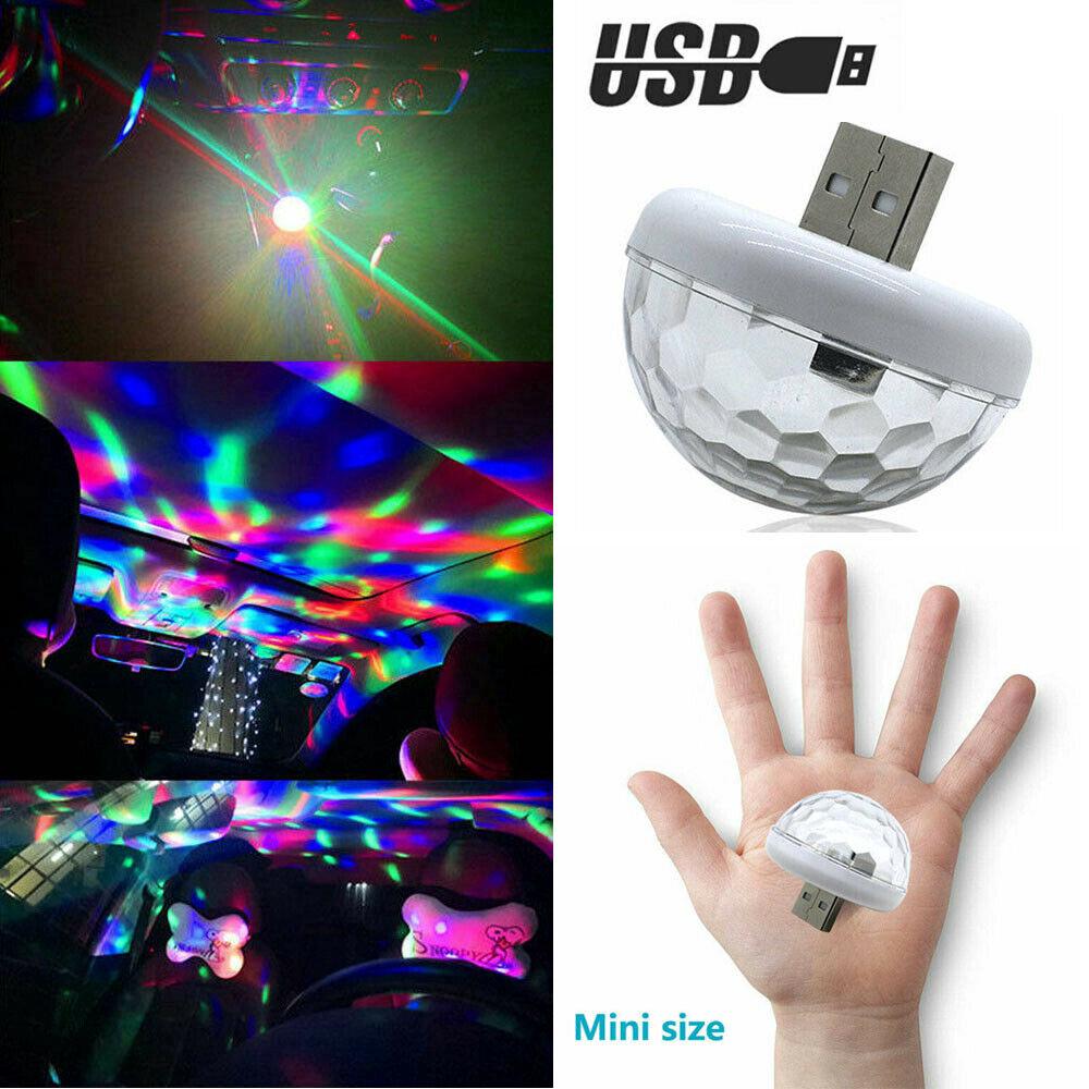 โคมไฟโปรเจ็กเตอร์ LED แบบเชื่อมต่อ USB สำหรับตกแต่งภายในรถยนต์