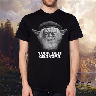 เสื้อยืดแฟชั่น แบบนิ่ม พิมพ์ลาย Yoda Best Grandpa Grandpa Best Grandpa Yoda แฟชั่นฤดูร้อน สําหรับผู้ชาย