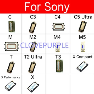 ชุดหูฟังลําโพงสําหรับ Sony Xperia C S39H C3 C4 C5 M M2 M4 M5 T T2 T3 Ultra Lt30P Xm50H D5102 X อะไหล่เปลี่ยนขนาดกะทัดรัด