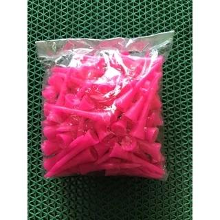 Tee ทีมาร์คพลาสติกราคาส่ง (แพคละ 100 ชิ้น) ทีตั้งลูกกอล์ฟ มีหลายขนาด
