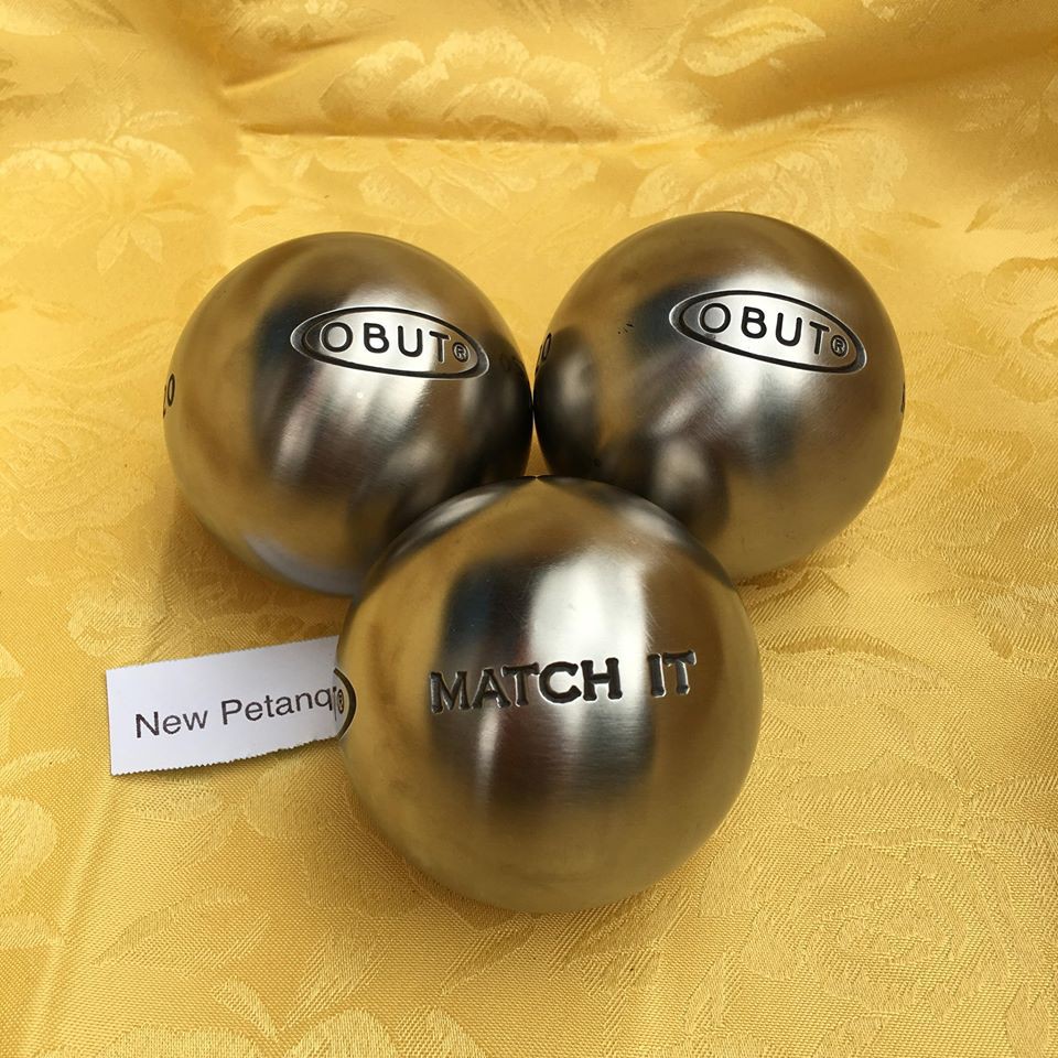 เปตอง ลูกเปตอง โอบุท แมทไอที OBUT MATCH 115 IT ลูกเปตองนำเข้าจากฝรั่งเศส [ลายเกลี้ยง]