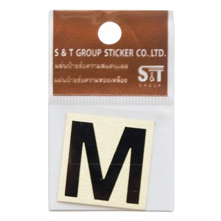 The symbol S&amp;T 1096D M GO/BK BR #M ENG CHARACTER Sign Home &amp; Furniture สัญลักษณ์ ตัวอักษรอังกฤษ #M BR S&amp;T 1096D MGO/BK ป