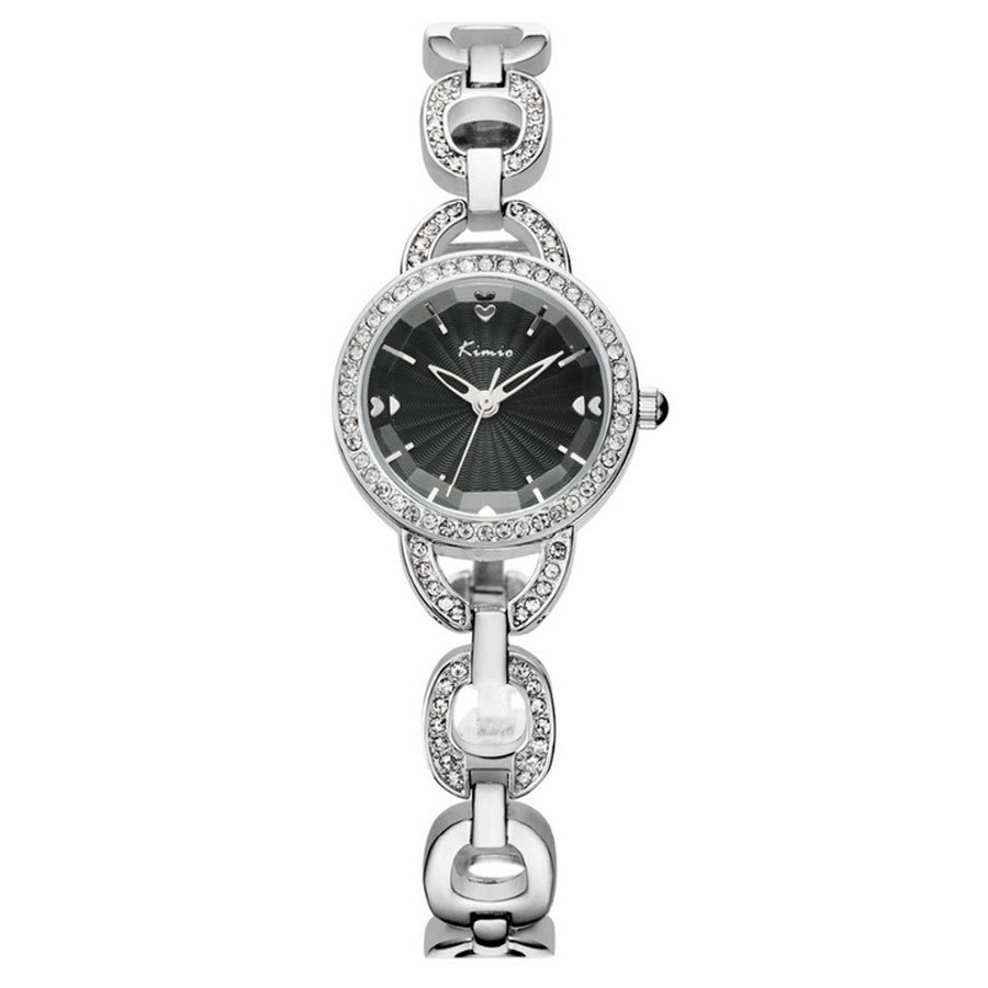 Kimio นาฬิกาข้อมือผู้หญิง สายสแตนเลส รุ่น KW6019  Silver/Black