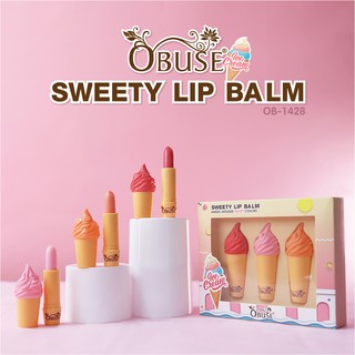 OB-1428 Obuse(โอบิ้ว) Sweety Lip Balm